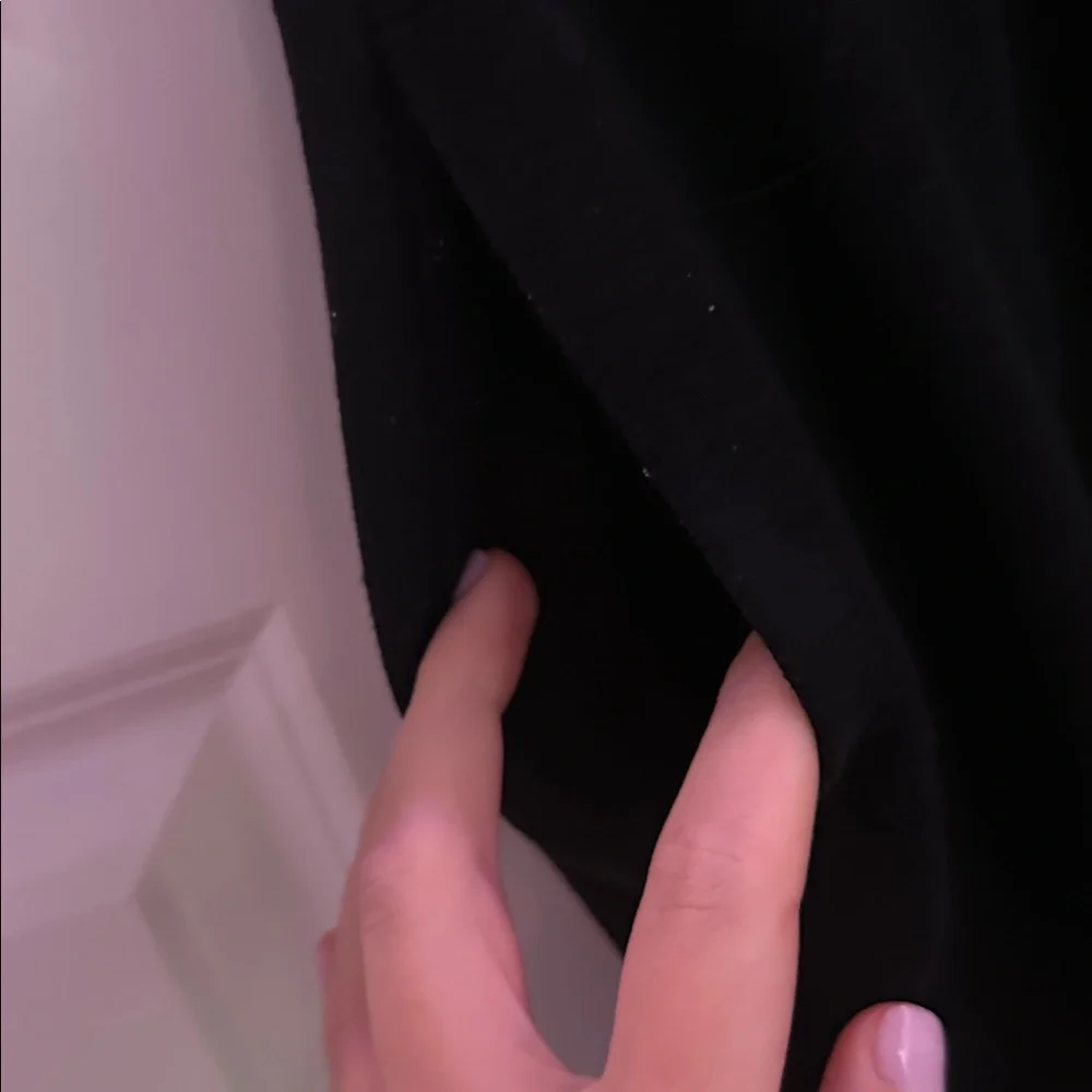 Old Navy black HR straight ankle sweat pants - Picture 6 of 8
